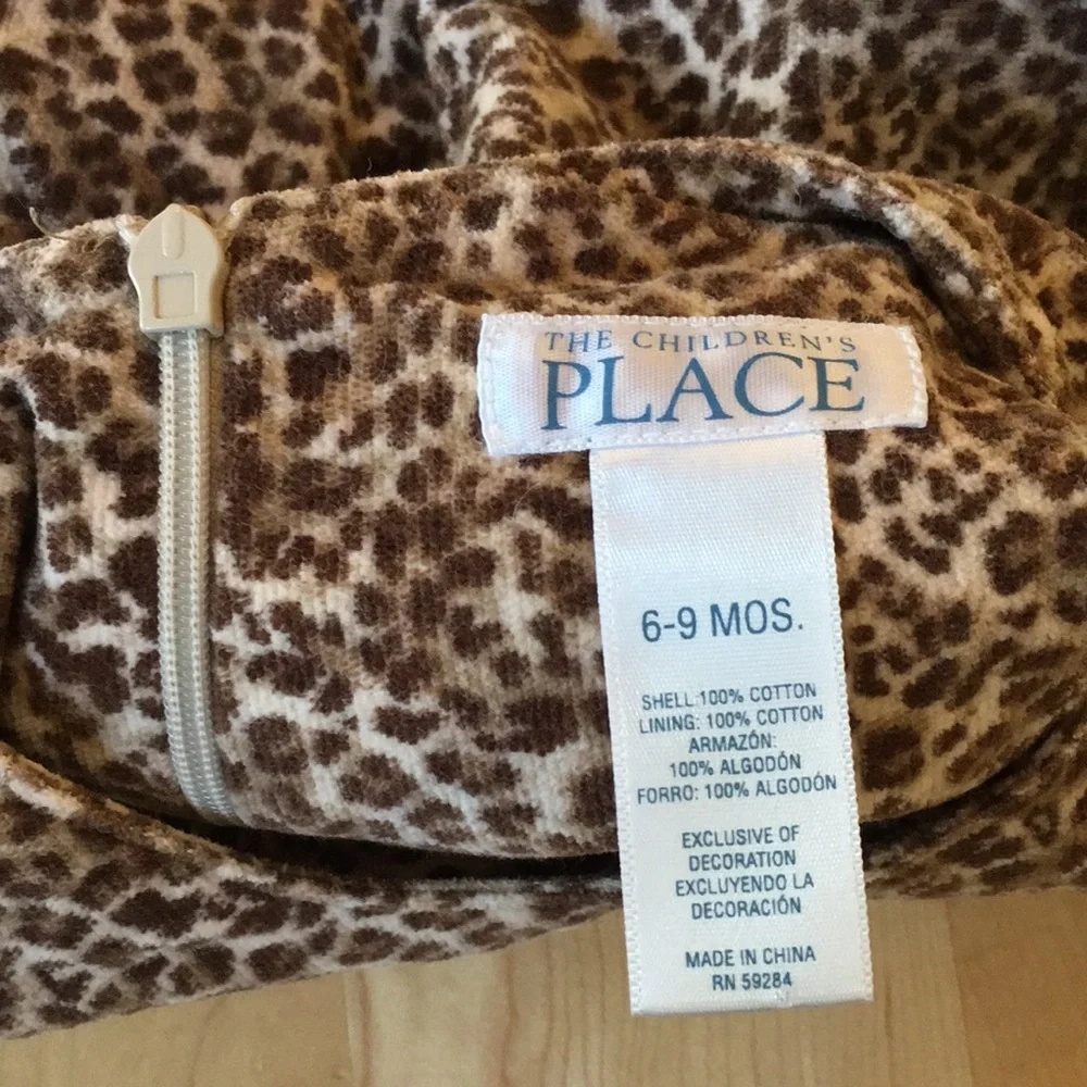 The Children's Place Leopard Corduroy Dress
